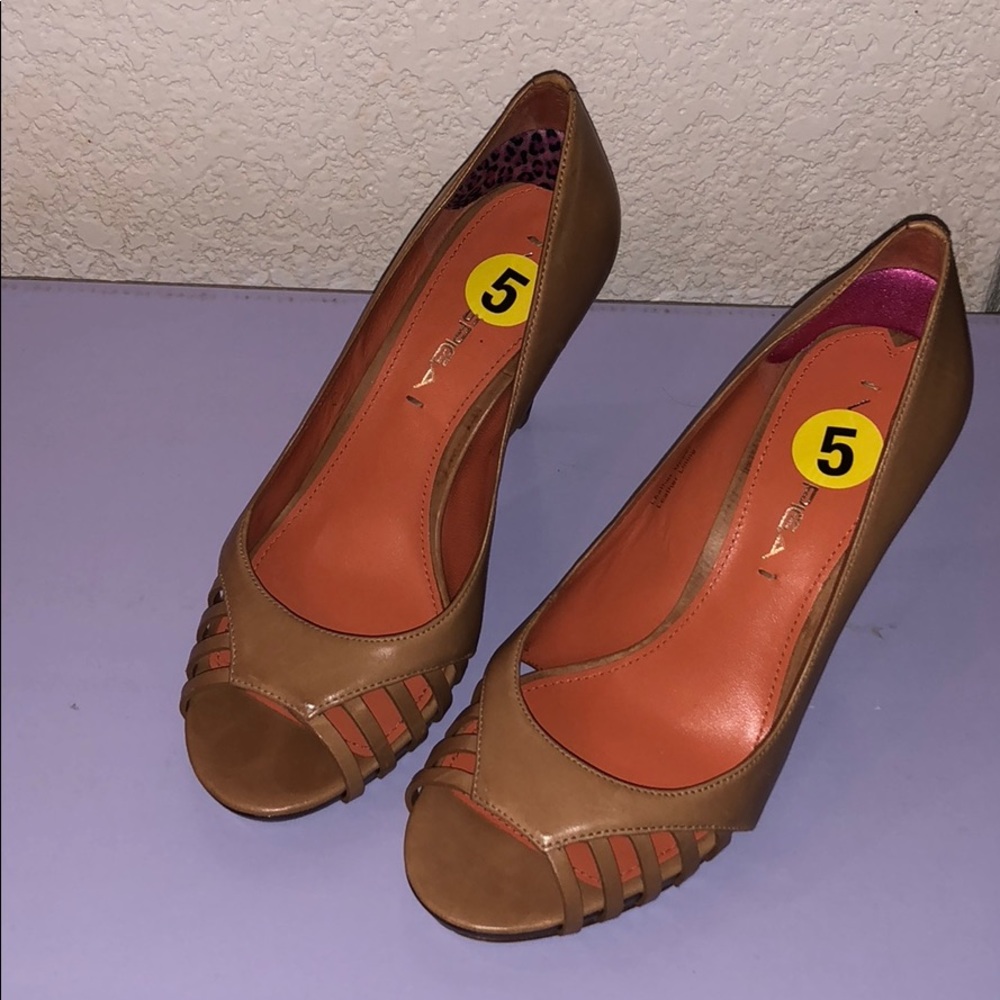 Via Spiga peep toe heels